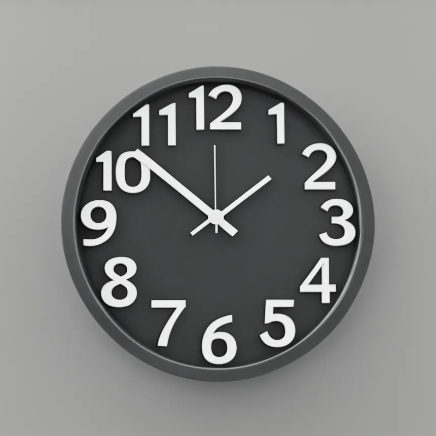 add a slight gray background to the clock